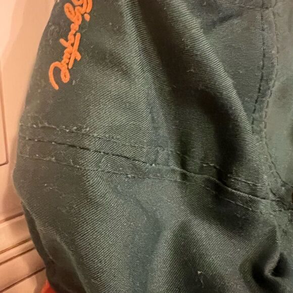 Vintage Miami Hurricanes Snapback Hat Cap NCAA 90s Green Bill Made In USA - Picture 8 of 9